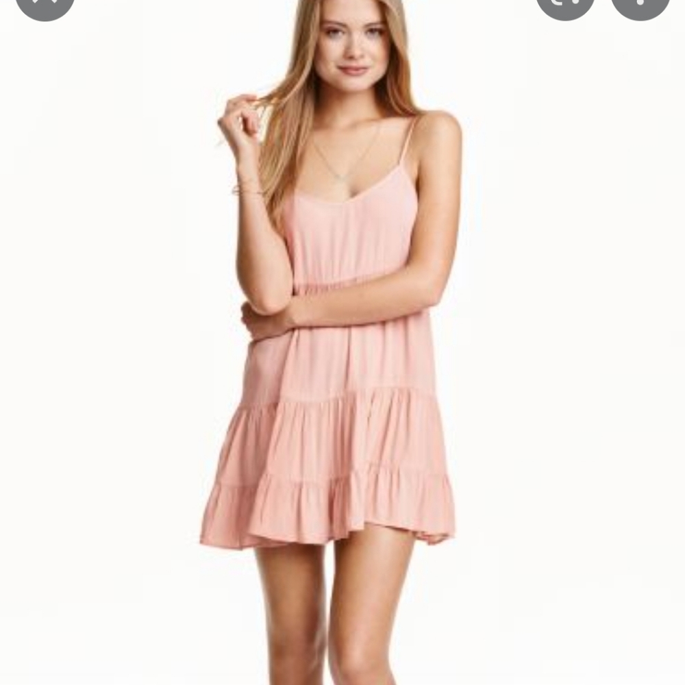 Tiered Blush Pink Dress